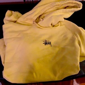 Yellow Stussy Hoodie